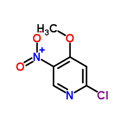 2-氯-4-甲氧基-5-硝基吡啶结构式