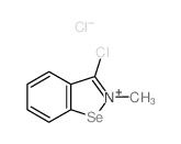 3-Chloro-2-methyl-1,2lambda(5)-benzoselenazole结构式
