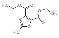 diethyl 2-​methyl-​1,​3-​oxazole-​4,​5-​dicarboxylate结构式