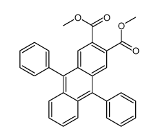 dimethyl 9,10-diphenylanthracene-2,3-dicarboxylate结构式