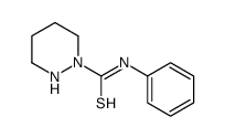 N-phenyldiazinane-1-carbothioamide结构式