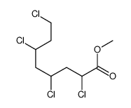 methyl 2,4,6,8-tetrachlorooctanoate结构式