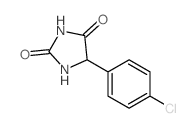 5-(4-chlorophenyl)imidazolidine-2,4-dione结构式
