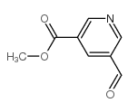 5-甲酰-3-吡啶甲酸甲酯结构式