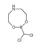 2-(dichloromethyl)-1,3,6,2-dioxazaborocane结构式
