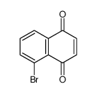 5-bromonaphthalene-1,4-dione Structure