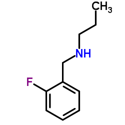 N-(2-氟苄基)-1-丙胺结构式