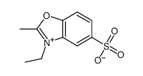 3-ethyl-2-methyl-5-sulphonatobenzoxazolium Structure