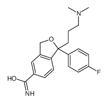 1-[3-(Dimethylamino)propyl]-1-(4-fluorophenyl)-1,3-dihydro-5-isobenzofurancarboxamide Structure