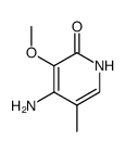 2(1H)-Pyridinone,4-amino-3-methoxy-5-methyl- Structure