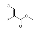 methyl 3-chloro-2-fluoroprop-2-enoate Structure