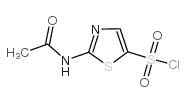 2-乙酰基氨基-噻唑-5-磺酰氯结构式