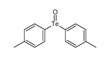 di(4-methylphenyl)tellurium oxide Structure