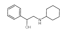 2-环己基氨基-1-苯基乙醇结构式