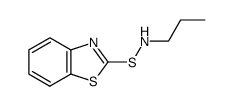 2-Benzothiazolesulfenamide,N-propyl-(9CI) Structure