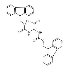 N,N'-双-Fmoc-二氨基乙酸结构式