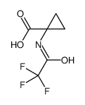 Cyclopropanecarboxylic acid, 1-[(trifluoroacetyl)amino]- (9CI) Structure