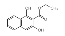 1,3-二羟基萘-2-甲酸乙酯结构式