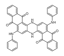 8,17-dianilino-6,15-dihydro-dinaphtho[2,3-a:2',3'-h]phenazine-5,9,14,18-tetraone结构式