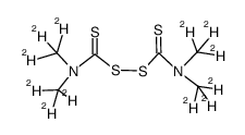 perdeuterio tetramethylthiuram disulfide Structure