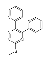 5,6-Di(2-pyridyl)-3-methylthio-1,2,4-triazine Structure