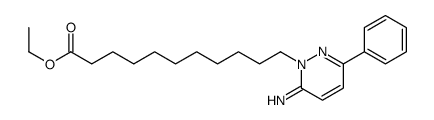 ethyl 11-(6-imino-3-phenylpyridazin-1-yl)undecanoate结构式