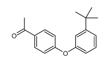 1-[4-(3-叔丁基苯氧基)-苯基]-乙酮结构式