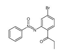 2-propionyl-5-bromo-N,N,O-azoxybenzene结构式