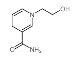 1-(2-hydroxyethyl)-4H-pyridine-3-carboxamide结构式