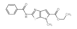 Ethyl 2-(benzoylamino)-4-methyl-4H-pyrrolo[3,2-d][1,3]thiazole-5-carboxylate Structure