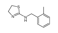 2-((o-Methylbenzyl)amino)-2-thiazoline Structure