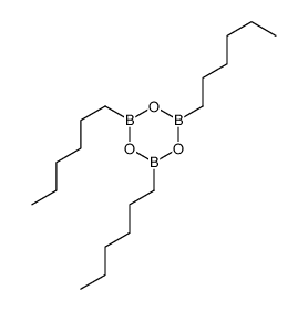 2,4,6-trihexyl-1,3,5,2,4,6-trioxatriborinane Structure