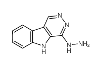 3,5-Dihydro-4H-pyridazino(4,5-b)indol-4-one hydrazone Structure