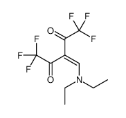 3-(diethylaminomethylidene)-1,1,1,5,5,5-hexafluoropentane-2,4-dione结构式