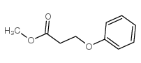 Propanoic acid,3-phenoxy-, methyl ester Structure