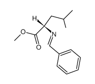 N-benzylidene-leucine methyl ester结构式