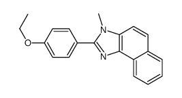 2-(4-ethoxyphenyl)-3-methylbenzo[e]benzimidazole结构式