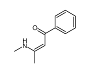 3-(methylamino)-1-phenylbut-2-en-1-one结构式