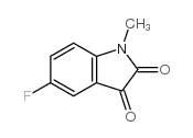 5-氟-1-甲基-1H-吲哚-2, 3-二酮结构式
