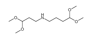 4-((3,3-dimethoxypropyl)amino)-1,1-dimethoxybutane结构式