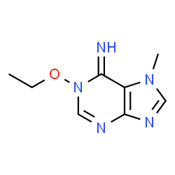 6H-Purin-6-imine,1-ethoxy-1,7-dihydro-7-methyl-(9CI)结构式