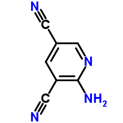 3,5-二氰基-2-氨基吡啶结构式