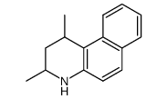 1,2,3,4-tetrahydro-2,4-dimethyl-5,6-benzoquinoline结构式