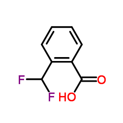 2-二氟甲基苯甲酸结构式