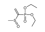 1-diethoxyphosphoryl-1-methylsulfinylethene结构式