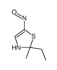 2-ethyl-2-methyl-5-nitroso-3H-1,3-thiazole结构式