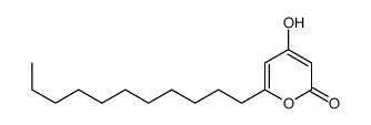 4-hydroxy-6-undecyl-2H-pyran-2-one结构式