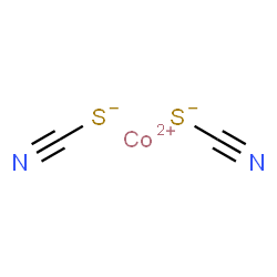 Thiocyanic acid, cobalt(2+) salt结构式