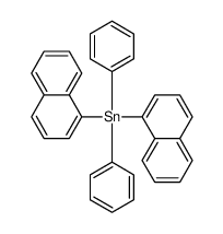 di-[1]naphthyl-diphenyl stannane Structure