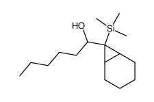 n-pentyl[7-(trimethylsilyl)bicyclo[4.1.0]hept-7-yl]methanol Structure